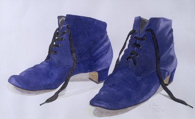 Blue Shoes, 1997 by Alan Byrne